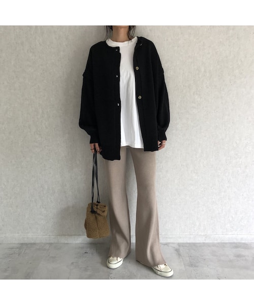 copine（コピン）の「12月4日再々入荷！着回し優秀item！3wayゆったりニット/カーディガン(2color)（ニット/セーター・レディース・その他）」の12枚目の写真