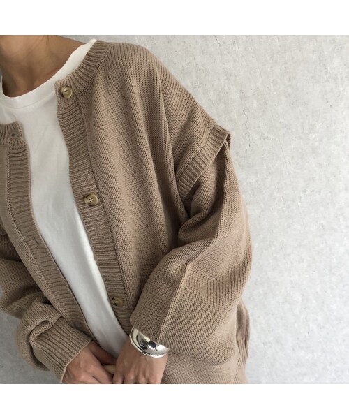 copine（コピン）の「12月4日再々入荷！着回し優秀item！3wayゆったりニット/カーディガン(2color)（ニット/セーター・レディース・その他）」の7枚目の写真