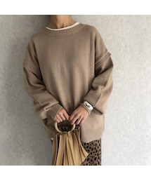 copine | 12月4日再々入荷！着回し優秀item！3wayゆったりニット/カーディガン(2color)(ニット/セーター)