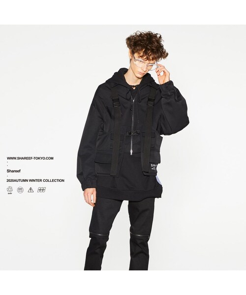 SHAREEF（シャリーフ）の「SHAREEF BODY VEST BLOUSON(Black