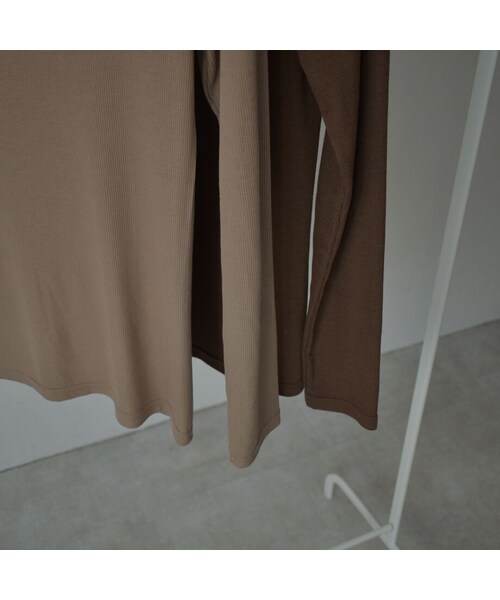 Lavish Gate（ラヴィッシュゲート）の「nh-tops-02190　ハイネックニットトップス　モカベージュ　ブラウン（ニット/セーター・レディース・その他）」の11枚目の写真