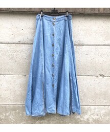 slit denim skirt/スリットデニムスカート