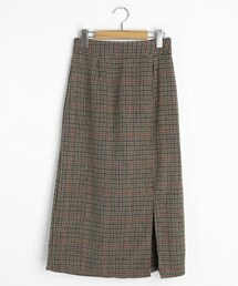 DHOLIC | チェックHラインスカート(スカート)