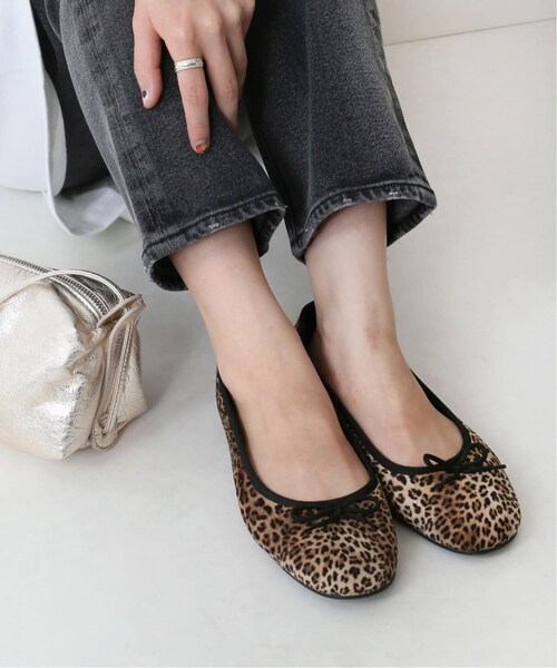 JOURNAL STANDARD relume(ジャーナルスタンダード レリューム)の「《WEB限定追加予約》レオパードバレエシューズ◆(シューズ・キャメル/36/在庫あり/37/38)」の1枚目の写真