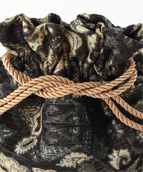 B.C STOCK(ベーセーストック)の「ドローストリング ゴブランバッグ(バッグ・ブラック/フリー/在庫あり)」の10枚目の写真