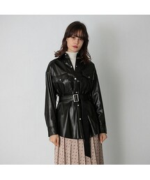 LOVELESS（ラブレス）の「シンセティックレザー CPOジャケット（その他・レディース）」