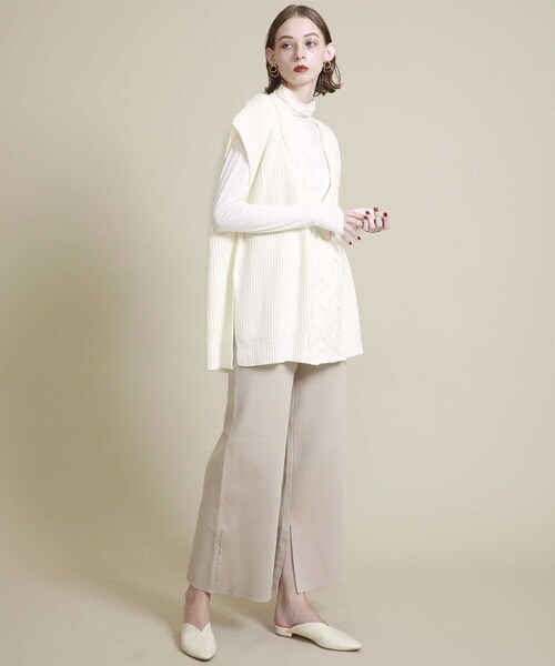 Ameri（アメリ）の「ベストセットレイヤードニット（）」 - WEAR