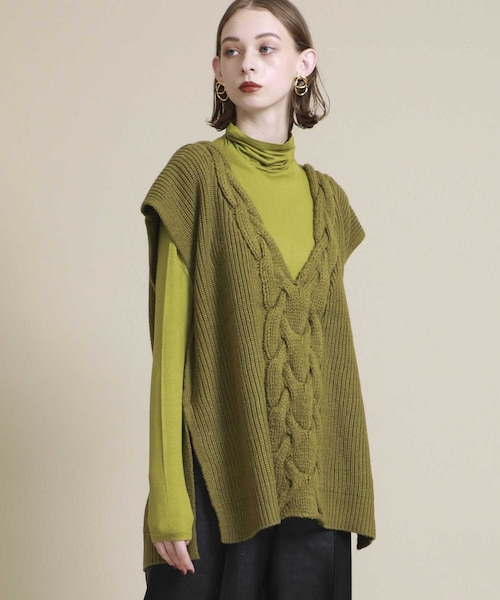 Ameri（アメリ）の「ベストセットレイヤードニット（）」 - WEAR