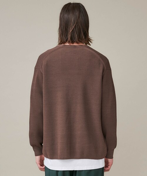 BATONER（バトナー）の「HARD TWIST WOOL NO BUTTON CARDIGAN（）」 - WEAR