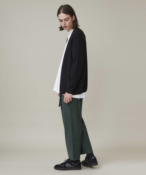 BATONER（バトナー）の「HARD TWIST WOOL NO BUTTON CARDIGAN（）」 - WEAR