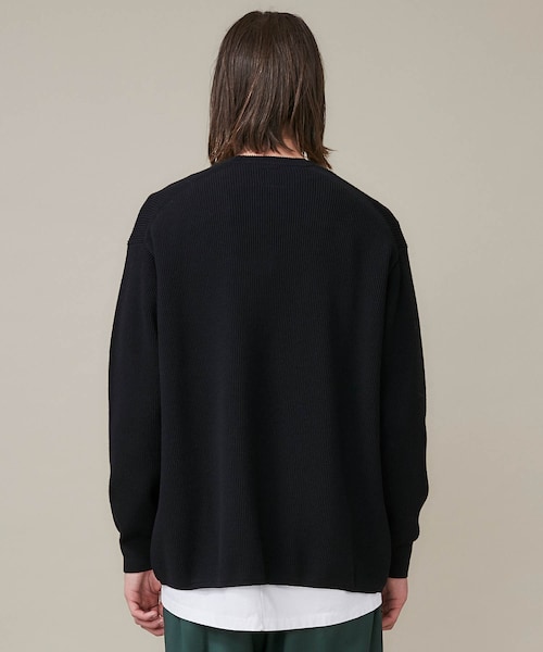 BATONER（バトナー）の「HARD TWIST WOOL NO BUTTON CARDIGAN（）」 - WEAR