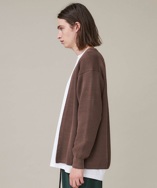 BATONER（バトナー）の「HARD TWIST WOOL NO BUTTON CARDIGAN（）」 - WEAR