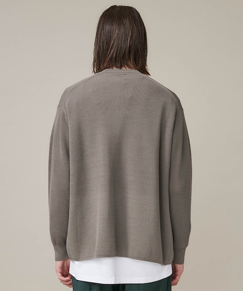 Batoner Hard Twist WoolCrew グレージュ Size1 Batoner Hard Twist WoolCrew グレージュ Size1