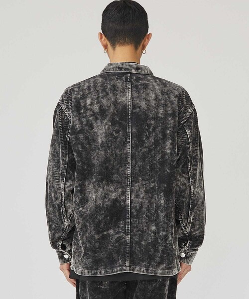ジャケット・アウター FLAGSTUFF BLEACH CORDS C-A (OLIVE) 20aw F-LAGSTUF-F（フラグスタフ）の「BLEACH CORDS C-A（）」 - WEAR