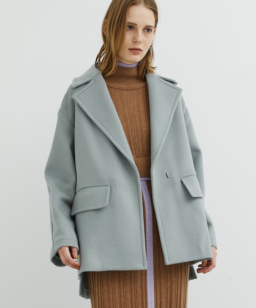 STUDIOUS Super140sミドルショートコート STUDIOUS（ステュディオス）の「Super140sミドルショートコート