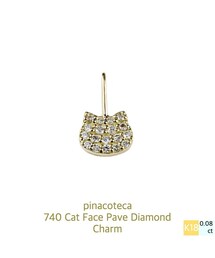pinacoteca | ピナコテーカ 740 キャット フェイス パヴェ ダイヤモンド チャーム(チャーム)