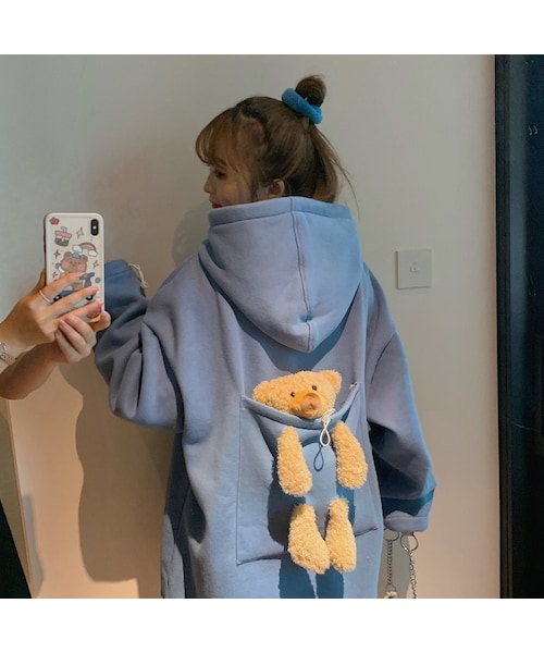 [RADINEO]★24FW★韓国人気★SOFT BEAR HOODIE Adidas Berlin Bear Hoodie (Gender Neutral)