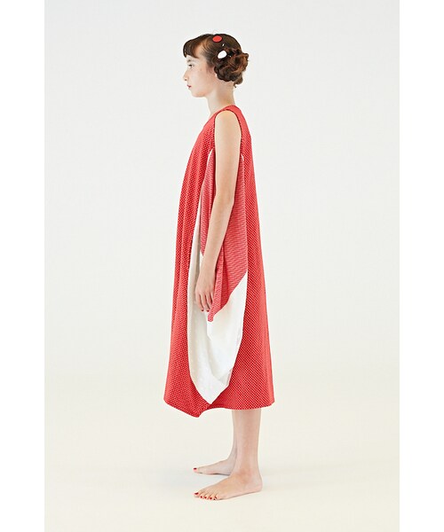 garcon la raison(ギャルソン・ラ・レゾン)の「ビッグロングワンピース(レディース)(ワンピース・レディース・レッド・S/M)」の2枚目の写真