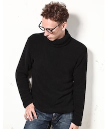 MR.OLIVE | 【先行予約ポイント10％】SUPER SOFT PILE / TURTLE NECK CUT&SEWN(トップス)