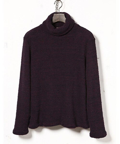 MR.OLIVE（ミスターオリーブ）の「【先行予約ポイント10％】SUPER SOFT PILE / TURTLE NECK CUT&SEWN（トップス・メンズ・ブラック/ブラック系その他/ネイビー/ブルー系その他・S/M/L）」の13枚目の写真