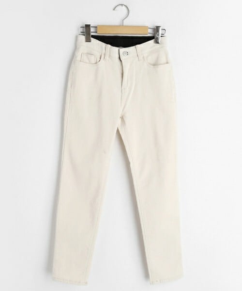 DHOLIC(ディーホリック)の「裏起毛シークレットゴムパンツ(その他パンツ・レディース・ホワイト/ブラック/ベージュ・S/M/L)」の1枚目の写真