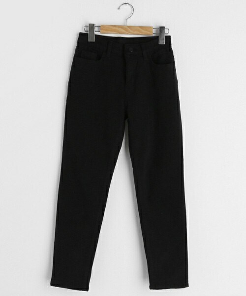 DHOLIC(ディーホリック)の「裏起毛シークレットゴムパンツ(その他パンツ・レディース・ホワイト/ブラック/ベージュ・S/M/L)」の2枚目の写真