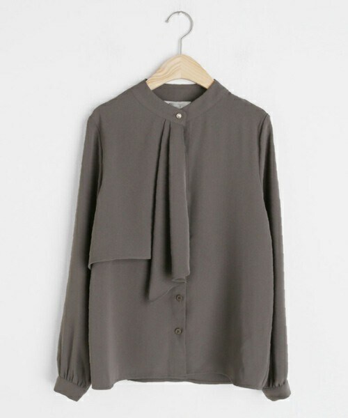 DHOLIC（ディーホリック）の「ラッフルブラウス（シャツ/ブラウス・レディース・ホワイト/ブラック/ブラウン・FREE）」の3枚目の写真