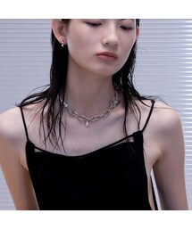 no brand（ノーブランド）の「ネックレス 太めチェーン 蝶