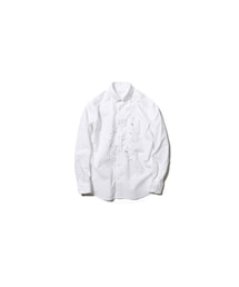 LIFUL MINIMAL GARMENTS. | PAINTED OXFORD B.D SHIRT(トップス)