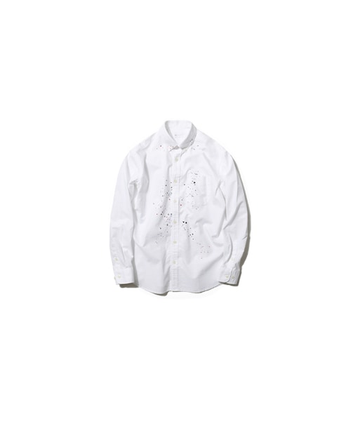 LIFUL MINIMAL GARMENTS.(ライフルミニマルガーメンツ)の「PAINTED OXFORD B.D SHIRT(トップス・メンズ・その他・S/M/L)」の1枚目の写真