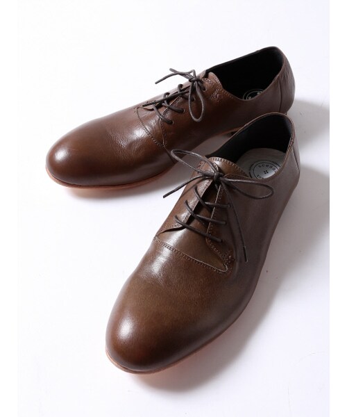 alfredoBANNISTER（アルフレッドバニスター）の「【SEESAW別注】プレーントゥレザー短靴（シューズ・メンズ・GRY/BLK/BLU・40/42/44）」の4枚目の写真