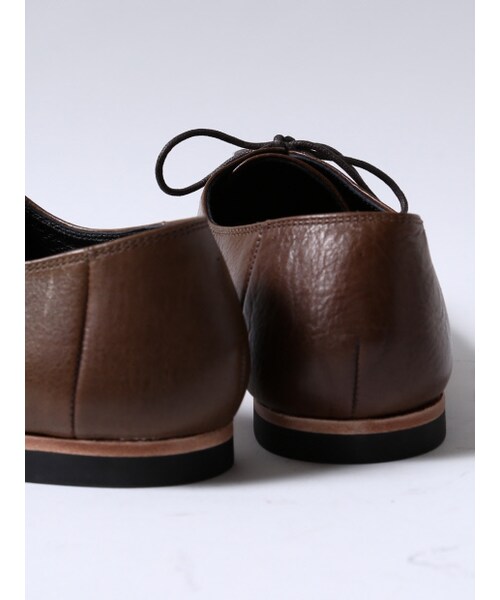 alfredoBANNISTER（アルフレッドバニスター）の「【SEESAW別注】プレーントゥレザー短靴（シューズ・メンズ・GRY/BLK/BLU・40/42/44）」の7枚目の写真