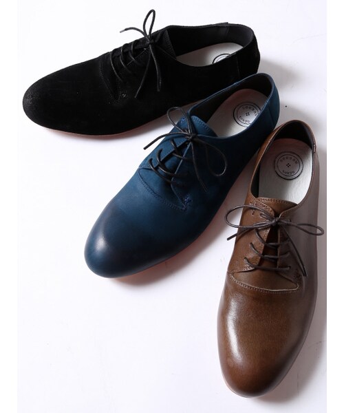 alfredoBANNISTER（アルフレッドバニスター）の「【SEESAW別注】プレーントゥレザー短靴（シューズ・メンズ・GRY/BLK/BLU・40/42/44）」の9枚目の写真