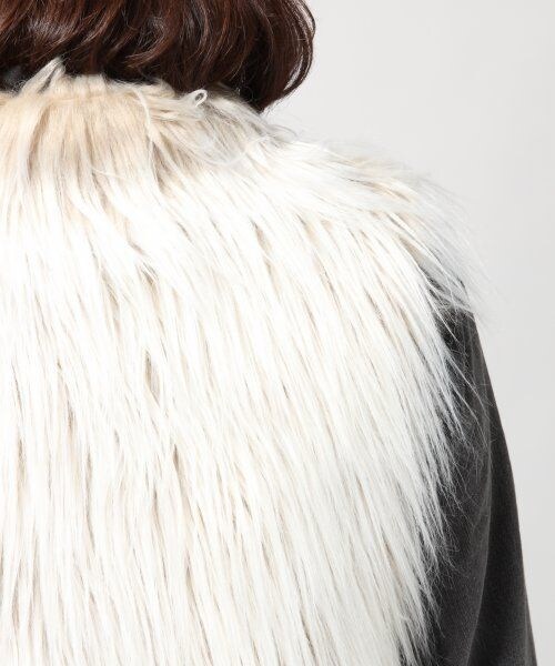 LEPSIM(レプシィム)の「フェイクファーベスト(トップス・レディース・ベージュ/サックス・FREE SIZE)」の11枚目の写真