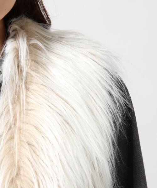 LEPSIM(レプシィム)の「フェイクファーベスト(トップス・レディース・ベージュ/サックス・FREE SIZE)」の8枚目の写真