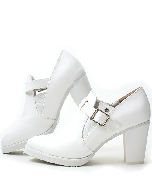 RANDA（ランダ）の「ヒールアップマニッシュシューズ/ES3766（メンズライクシューズ・レディース・ホワイト/ブラック・S/M/L）」の7枚目の写真