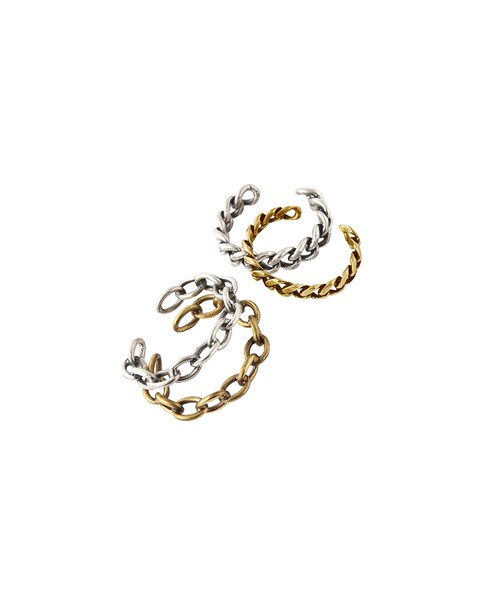 NINE（ナイン）の「ベーシックチェーンバングル（アクセサリー・レディース・アズキ×シルバー/キヘイ×シルバー/キヘイL×シルバー/アズキ×ゴールド/キヘイ×ゴールド/キヘイL×ゴールド・F）」の7枚目の写真