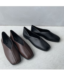 no brand | Vカットバブーシュ(パンプス)