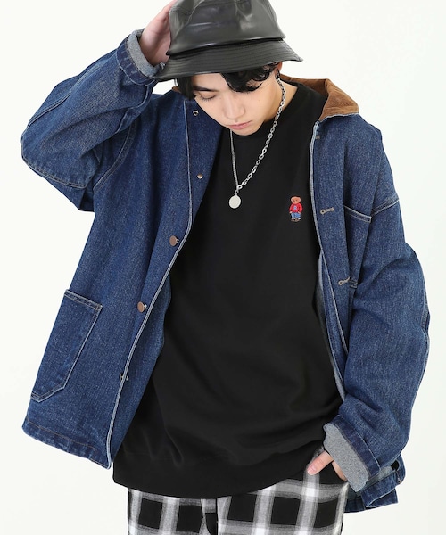 BOYSHE(ボーイシー)の「Bベアー クルーネックスウェット ブラック(スウェット・レディース・その他)」の8枚目の写真