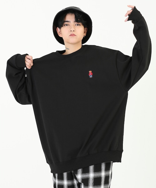 BOYSHE(ボーイシー)の「Bベアー クルーネックスウェット ブラック(スウェット・レディース・その他)」の4枚目の写真