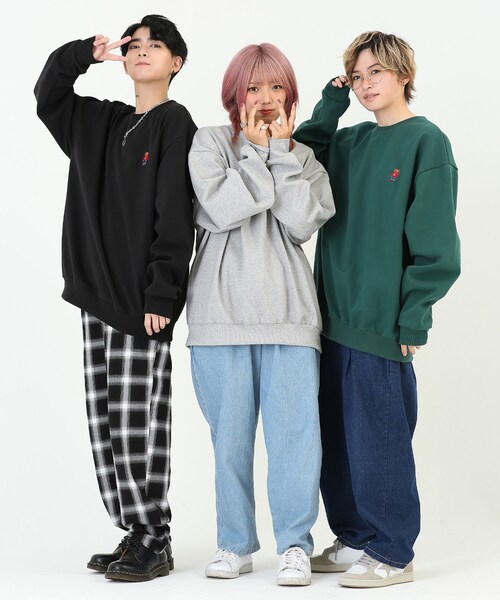 BOYSHE(ボーイシー)の「Bベアー クルーネックスウェット ブラック(スウェット・レディース・その他)」の12枚目の写真