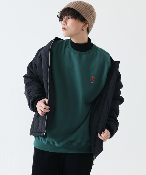 BOYSHE(ボーイシー)の「Bベアー クルーネックスウェット グリーン(スウェット・レディース・その他)」の5枚目の写真