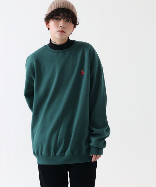 BOYSHE(ボーイシー)の「Bベアー クルーネックスウェット グリーン(スウェット・レディース・その他)」の2枚目の写真