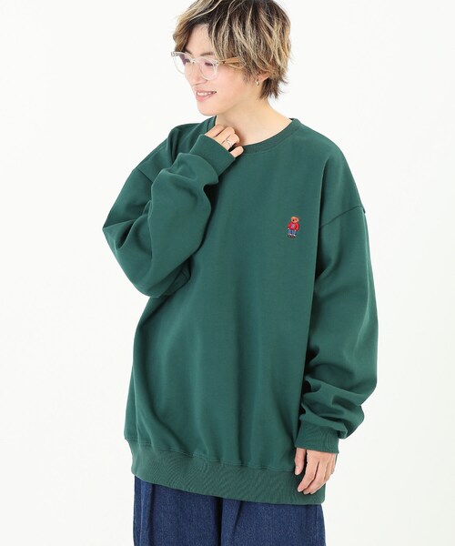 BOYSHE(ボーイシー)の「Bベアー クルーネックスウェット グリーン(スウェット・レディース・その他)」の9枚目の写真