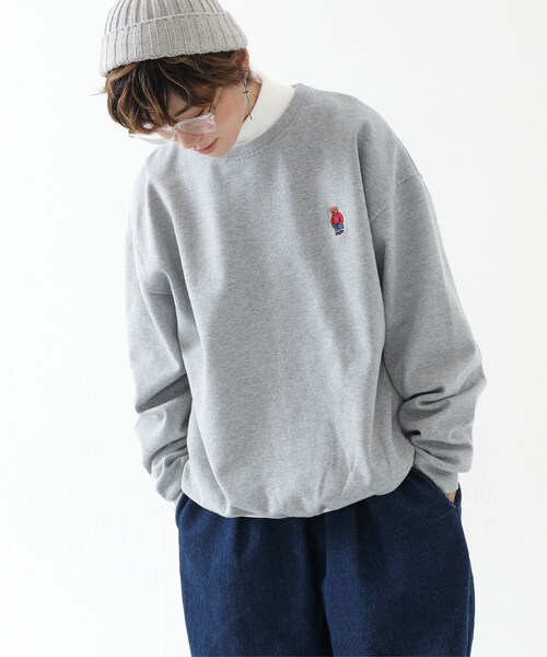 BOYSHE(ボーイシー)の「Bベアー クルーネックスウェット グレー(スウェット・レディース・その他)」の1枚目の写真