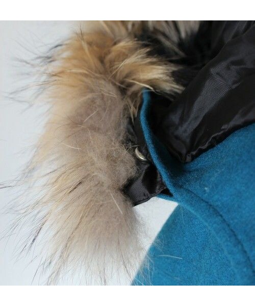 NOT RIGID（ノットリジット）の「NOT RIGID/ノットリジッド/MELTON DUFFLE MODS COAT（モッズコート・メンズ・ブルー/レッド・38/40/42）」の7枚目の写真