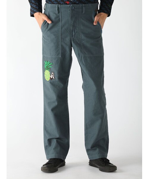 BEAVER（ビーバー）の「別ArmyP Backサテンステッチ（パンツ・メンズ・OLIVE/BLUE・S/M/L）」の11枚目の写真