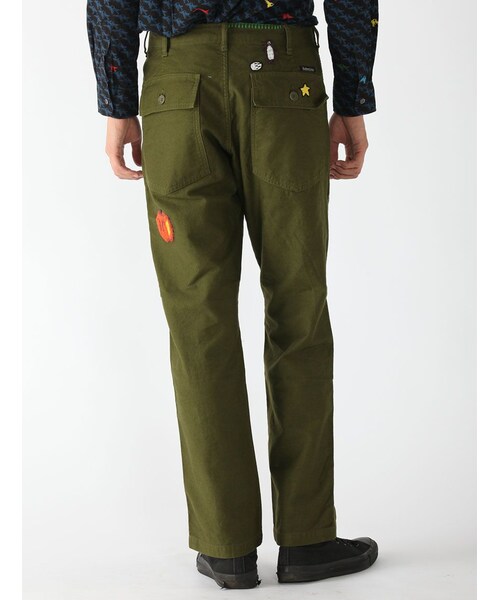 BEAVER（ビーバー）の「別ArmyP Backサテンステッチ（パンツ・メンズ・OLIVE/BLUE・S/M/L）」の4枚目の写真