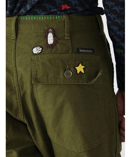 BEAVER（ビーバー）の「別ArmyP Backサテンステッチ（パンツ・メンズ・OLIVE/BLUE・S/M/L）」の9枚目の写真