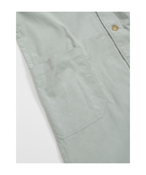 w closet（ダブルクローゼット）の「【A/W】21Wコーデュロイショップコート（トップス・レディース・ミント/ライトベージュ/Dネイビー・FREE）」の8枚目の写真